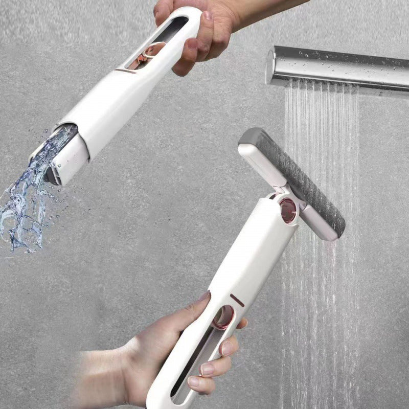 Portable Self-Squeeze Mini Mop - Hand Wash-Free Absorbent Cleaning Tool