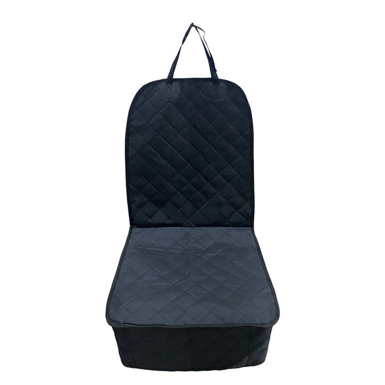 PawSecure™ Quilted Cotton Waterproof Pet Car Seat Cover with Safety Belt – Clean & Safe Travels