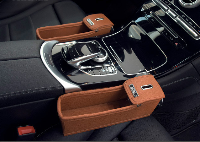 iPocket 2.0: Elegant Car Seat Gap Filler – Organize in Style
