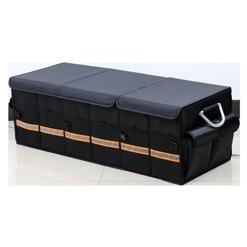 SpaceMaster™ Collapsible Car Trunk Organizer with Heavy-Duty Lid – Organize & Protect