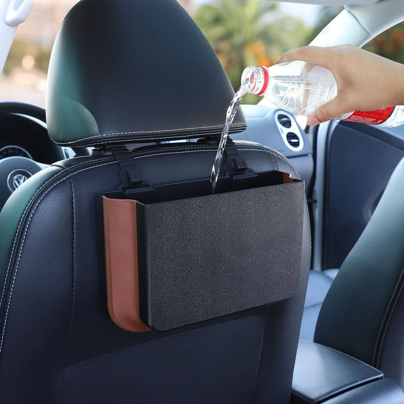 Car Trash Can Foldable Hanging Storage Containers